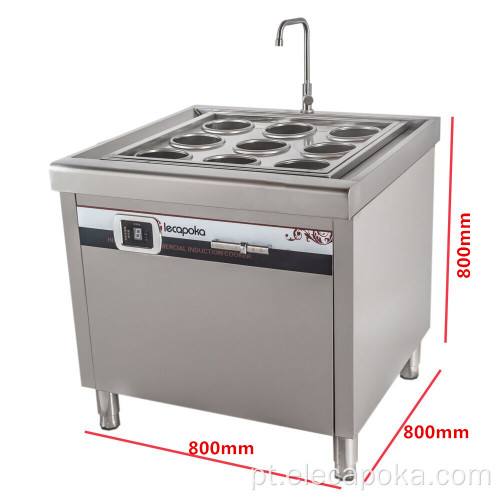 Cooker de massas automáticas para restaurante